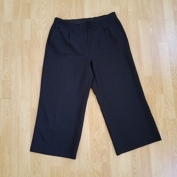 Emerson Rose Crepe Cropped Pants sz 14 - Picture 3 of 7